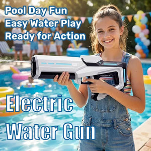 Planet Gates NEW High Pressure Electric Water Gun Toys Summer Outdoor Beach Pool Garden Fight Games Kids Automatic Bursts Water Gun Gifts