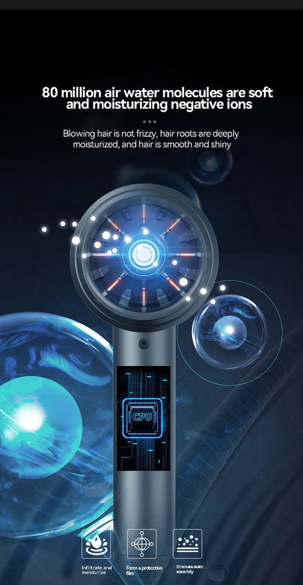 Planet Gates New High-Speed Hair Dryer High-Power Negative Ion Cold And Hot Ultra Silent  Professional Hair Dryer For Home Hair Salons