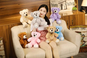 Planet Gates New Hot Christmas Bear Lovely Teddy Bear Plush Toys Stuffed Cute Bear Doll Boys&Girls Valentine's Gift Kids Baby Christmas Gift