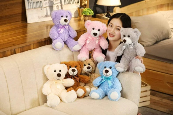 Planet Gates New Hot Christmas Bear Lovely Teddy Bear Plush Toys Stuffed Cute Bear Doll Boys&Girls Valentine's Gift Kids Baby Christmas Gift