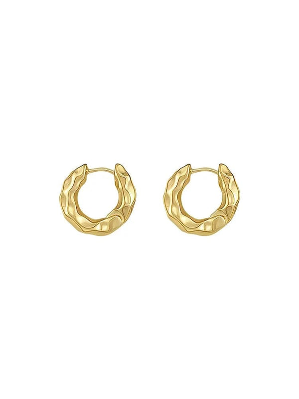 Planet Gates New Hot Sell Trendy 925 Sterling Silver Circle Earrings for Women Real Silver Ear Hoop Earrings