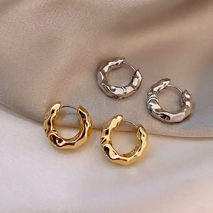 Planet Gates New Hot Sell Trendy 925 Sterling Silver Circle Earrings for Women Real Silver Ear Hoop Earrings
