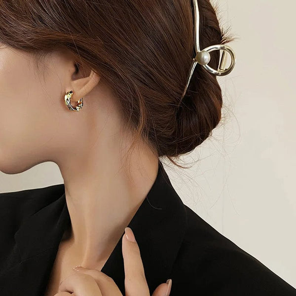 Planet Gates New Hot Sell Trendy 925 Sterling Silver Circle Earrings for Women Real Silver Ear Hoop Earrings