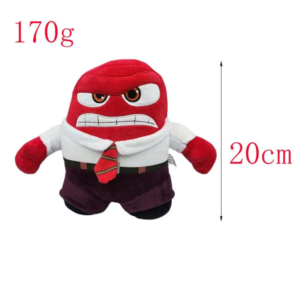 Planet Gates New Inside Out 2 Plush Anxiety Doll Cute Joy Fear Anger Disgust Sadness Riley Plushish Toys Collection Model Toy Birthday Gift
