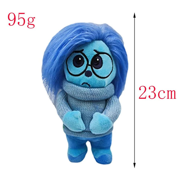 Planet Gates New Inside Out 2 Plush Anxiety Doll Cute Joy Fear Anger Disgust Sadness Riley Plushish Toys Collection Model Toy Birthday Gift