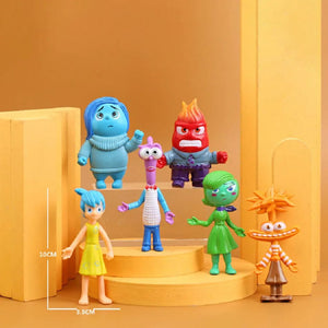 Planet Gates New Inside Out 2 Plush Anxiety Doll Cute Joy Fear Anger Disgust Sadness Riley Plushish Toys Collection Model Toy Birthday Gift