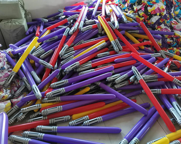 Planet Gates New Kids Inflatable Lightsaber  Laser Sword Toy 100cm Inflatable Stick Pvc Inflatable Sword for Children Gift