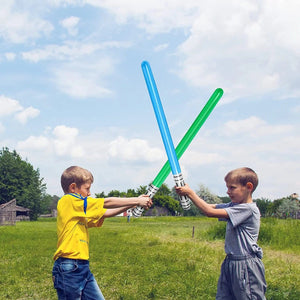 Planet Gates New Kids Inflatable Lightsaber  Laser Sword Toy 100cm Inflatable Stick Pvc Inflatable Sword for Children Gift