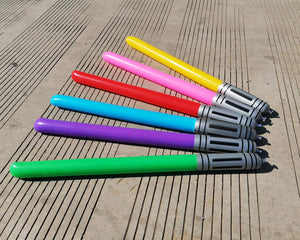 Planet Gates New Kids Inflatable Lightsaber  Laser Sword Toy 100cm Inflatable Stick Pvc Inflatable Sword for Children Gift