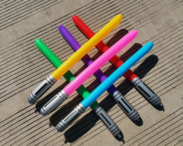 Planet Gates New Kids Inflatable Lightsaber  Laser Sword Toy 100cm Inflatable Stick Pvc Inflatable Sword for Children Gift