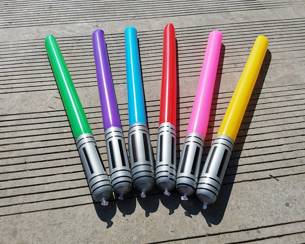 Planet Gates New Kids Inflatable Lightsaber  Laser Sword Toy 100cm Inflatable Stick Pvc Inflatable Sword for Children Gift