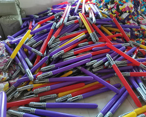 Planet Gates New Kids Inflatable Lightsaber  Laser Sword Toy 100cm Inflatable Stick Pvc Inflatable Sword for Children Gift