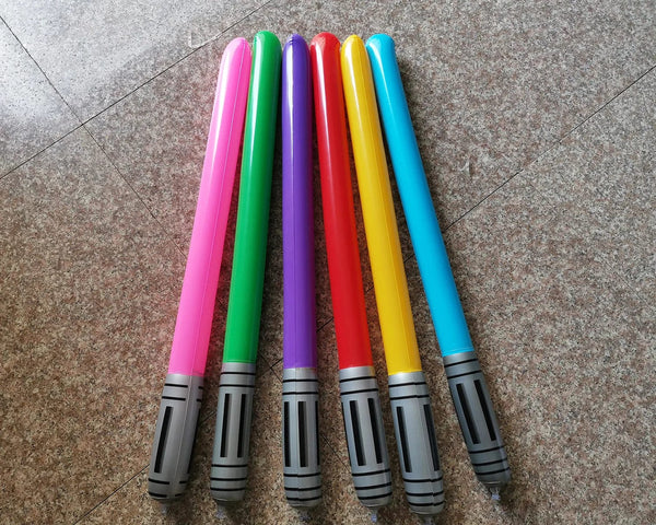 Planet Gates New Kids Inflatable Lightsaber  Laser Sword Toy 100cm Inflatable Stick Pvc Inflatable Sword for Children Gift