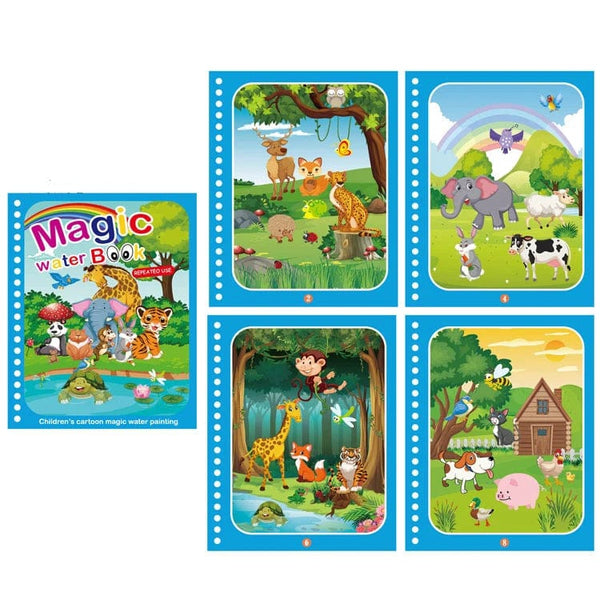 Planet Gates NEW Kids Magic Water Drawing Books Coloring Books Painting Toys for Kids Birthday Christmas New Year Gift for Boys and Girls