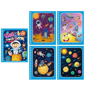Planet Gates NEW Kids Magic Water Drawing Books Coloring Books Painting Toys for Kids Birthday Christmas New Year Gift for Boys and Girls