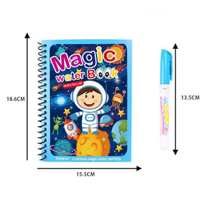 Planet Gates NEW Kids Magic Water Drawing Books Coloring Books Painting Toys for Kids Birthday Christmas New Year Gift for Boys and Girls