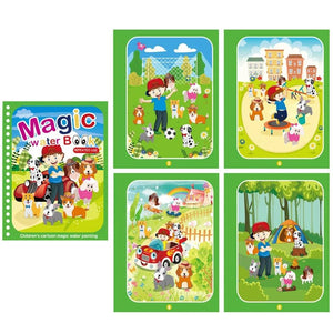 Planet Gates NEW Kids Magic Water Drawing Books Coloring Books Painting Toys for Kids Birthday Christmas New Year Gift for Boys and Girls