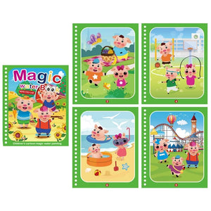 Planet Gates NEW Kids Magic Water Drawing Books Coloring Books Painting Toys for Kids Birthday Christmas New Year Gift for Boys and Girls