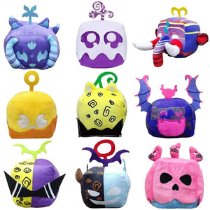 Planet Gates New Kids Toys Blox Fruits Plush Doll Anime Game Stuffed Devil Fruit Horror Doll Plush Toy Home Decor Throw Pillow Children Gifts