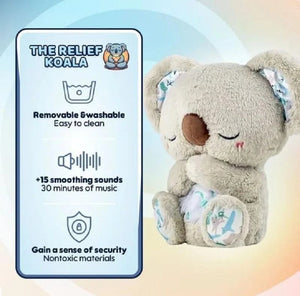 Planet Gates New Koala / 30cm Cute Soothing Koala Bear Sleep Toys for Kids Baby Calming Anxiety Relief Breathing Koala Toy Sleep Buddy Plush Doll With Lights