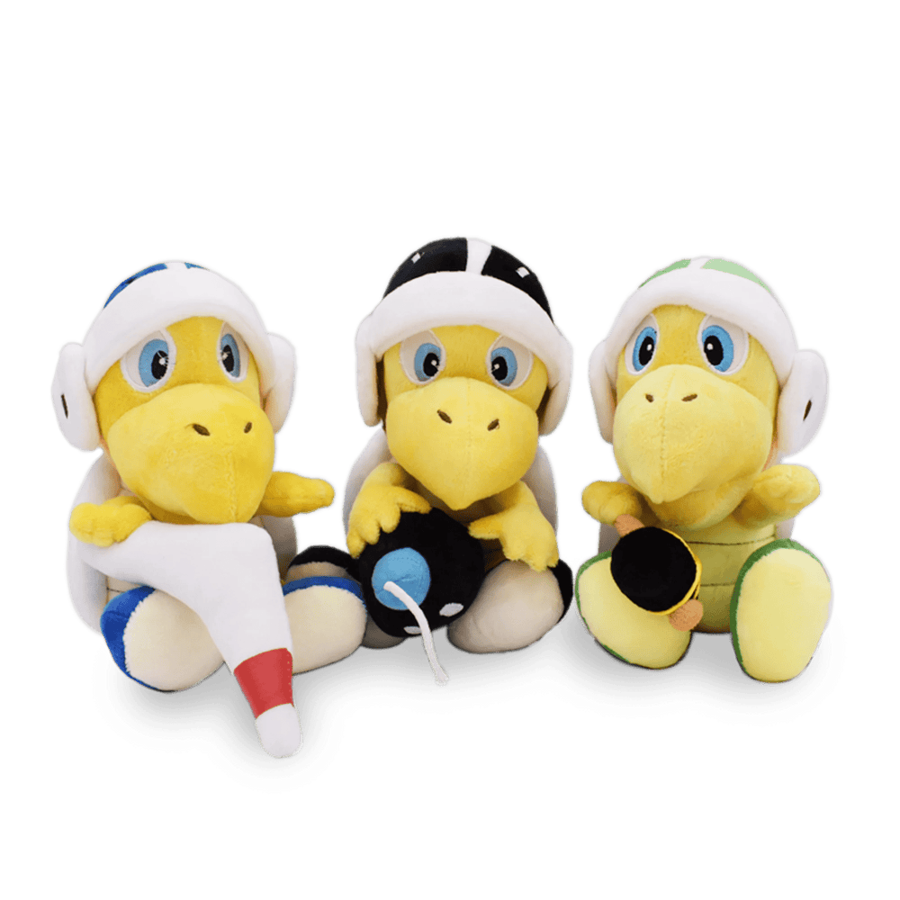 Planet Gates New Mario Bros Plush Koopa Troopa Bulrush Chain Chomp Armad Bullet Bill Bob-omb Dry Bones Stuffed Dolls Soft Toys Birthday Gift