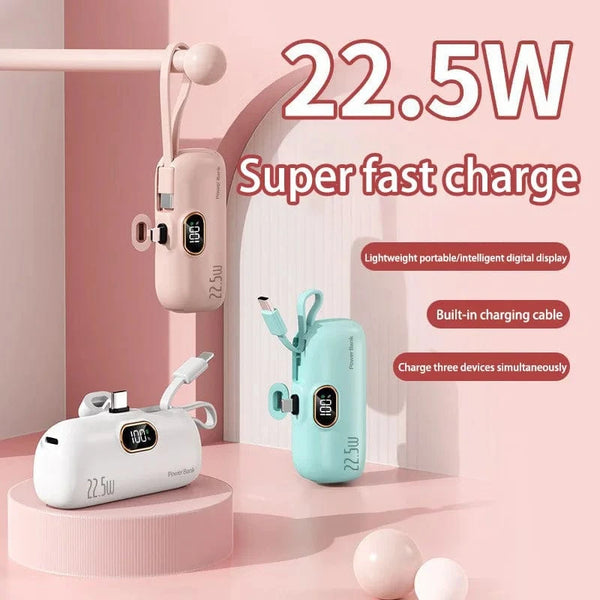 Planet Gates New Mini Convenient Mobile Power Bank 30000mah Portable Fast Charging Suitable For iPhone 16  Samsung Xiaomi External Battery