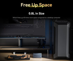 Planet Gates New MINISFORUM UM790 Pro Mini PC AMD Ryzen 9 7940HS Gaming Mini PC Window 11 DDR5 5600MHz USB4 WiFi 6E Desktop Mini Computer