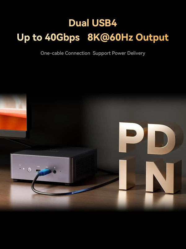 Planet Gates New MINISFORUM UM790 Pro Mini PC AMD Ryzen 9 7940HS Gaming Mini PC Window 11 DDR5 5600MHz USB4 WiFi 6E Desktop Mini Computer