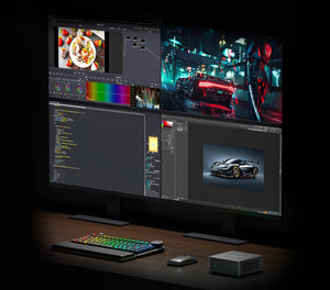 Planet Gates New MINISFORUM UM790 Pro Mini PC AMD Ryzen 9 7940HS Gaming Mini PC Window 11 DDR5 5600MHz USB4 WiFi 6E Desktop Mini Computer