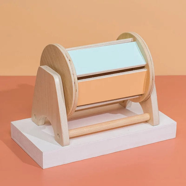 Planet Gates New Montessori Macaroon Color Spinning Drum Match Coin Box Permanent Box Round Rectangular Box Kids Sensory Toys for Baby Gifts
