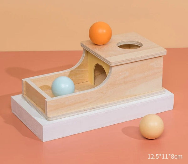 Planet Gates New Montessori Macaroon Color Spinning Drum Match Coin Box Permanent Box Round Rectangular Box Kids Sensory Toys for Baby Gifts