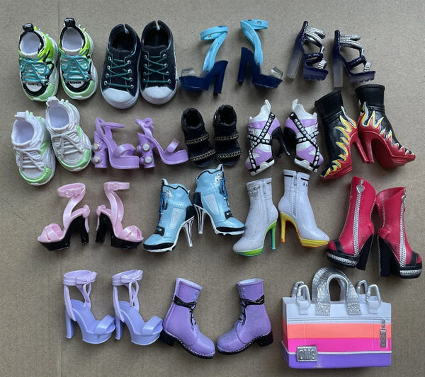 Planet Gates New Original Rainbow Doll Platform Shoes Accessories Stands Girl Doll High-Heels Martin Boots Casual Flat Shoes Toy Parts