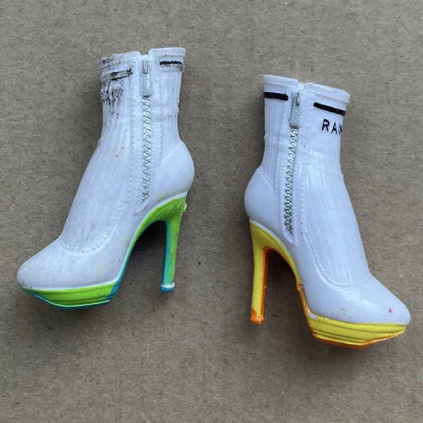 Planet Gates New Original Rainbow Doll Platform Shoes Accessories Stands Girl Doll High-Heels Martin Boots Casual Flat Shoes Toy Parts