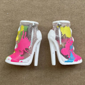 Planet Gates New Original Rainbow Doll Platform Shoes Accessories Stands Girl Doll High-Heels Martin Boots Casual Flat Shoes Toy Parts