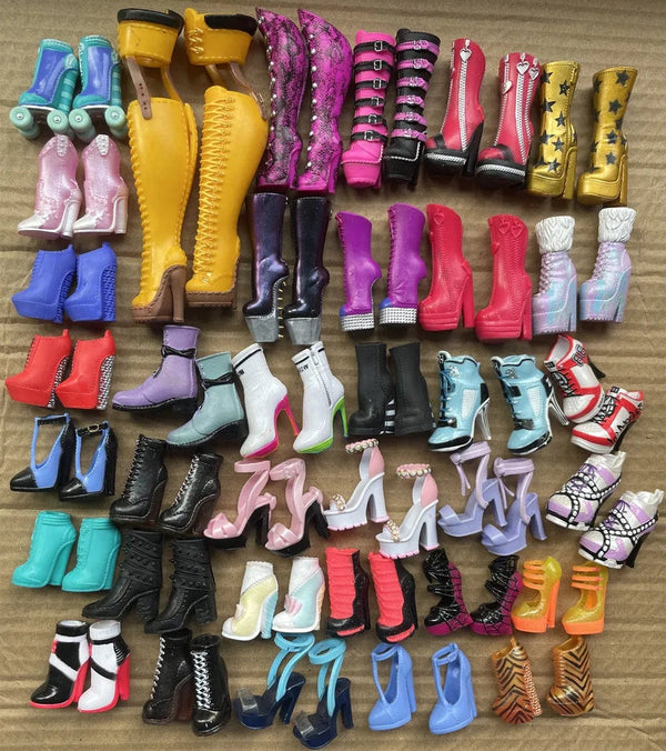 Planet Gates New Original Rainbow Doll Platform Shoes Accessories Stands Girl Doll High-Heels Martin Boots Casual Flat Shoes Toy Parts