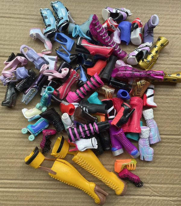 Planet Gates New Original Rainbow Doll Platform Shoes Accessories Stands Girl Doll High-Heels Martin Boots Casual Flat Shoes Toy Parts