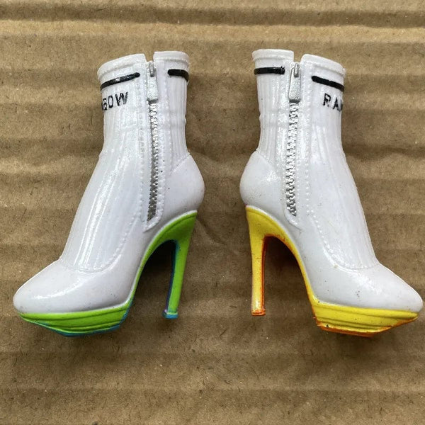 Planet Gates New Original Rainbow Doll Platform Shoes Accessories Stands Girl Doll High-Heels Martin Boots Casual Flat Shoes Toy Parts