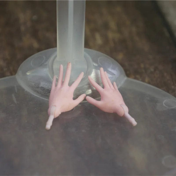 Planet Gates New Original Replacement Doll Hands Monstering High Doll Toy Parts Black Gray Yellow Blue Fishman Doll Hands DIY Toy Accessories