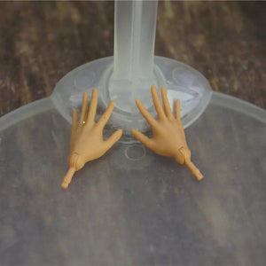 Planet Gates New Original Replacement Doll Hands Monstering High Doll Toy Parts Black Gray Yellow Blue Fishman Doll Hands DIY Toy Accessories