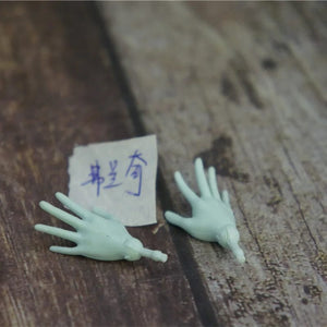 Planet Gates New Original Replacement Doll Hands Monstering High Doll Toy Parts Black Gray Yellow Blue Fishman Doll Hands DIY Toy Accessories