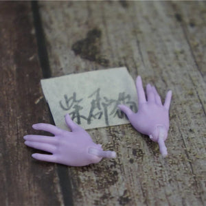Planet Gates New Original Replacement Doll Hands Monstering High Doll Toy Parts Black Gray Yellow Blue Fishman Doll Hands DIY Toy Accessories