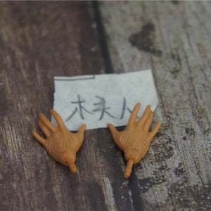 Planet Gates New Original Replacement Doll Hands Monstering High Doll Toy Parts Black Gray Yellow Blue Fishman Doll Hands DIY Toy Accessories