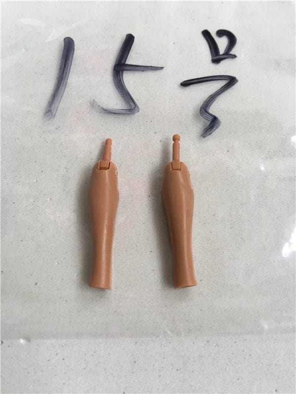 Planet Gates New Original Replacement Doll Hands Monstering High Doll Toy Parts Black Gray Yellow Blue Fishman Doll Hands DIY Toy Accessories