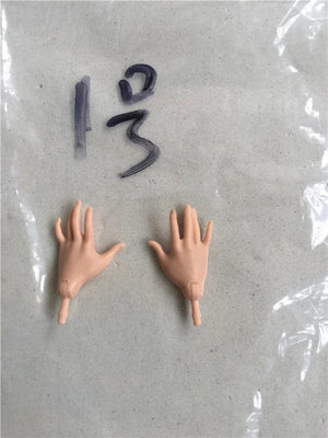 Planet Gates New Original Replacement Doll Hands Monstering High Doll Toy Parts Black Gray Yellow Blue Fishman Doll Hands DIY Toy Accessories