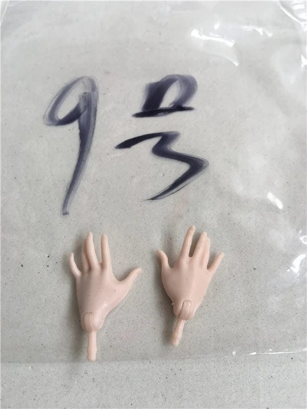 Planet Gates New Original Replacement Doll Hands Monstering High Doll Toy Parts Black Gray Yellow Blue Fishman Doll Hands DIY Toy Accessories