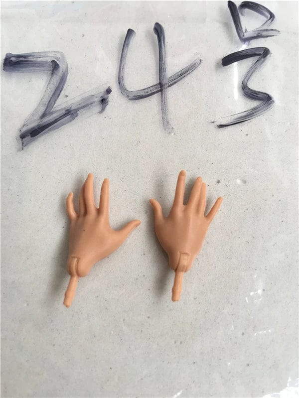 Planet Gates New Original Replacement Doll Hands Monstering High Doll Toy Parts Black Gray Yellow Blue Fishman Doll Hands DIY Toy Accessories