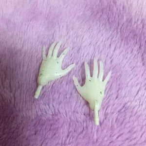 Planet Gates New Original Replacement Doll Hands Monstering High Doll Toy Parts Black Gray Yellow Blue Fishman Doll Hands DIY Toy Accessories