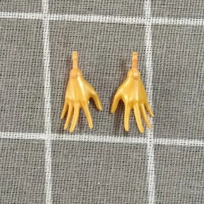 Planet Gates New Original Replacement Doll Hands Monstering High Doll Toy Parts Black Gray Yellow Blue Fishman Doll Hands DIY Toy Accessories