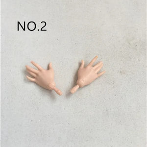 Planet Gates New Original Replacement Doll Hands Monstering High Doll Toy Parts Black Gray Yellow Blue Fishman Doll Hands DIY Toy Accessories