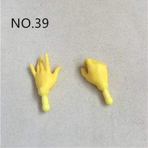 Planet Gates New Original Replacement Doll Hands Monstering High Doll Toy Parts Black Gray Yellow Blue Fishman Doll Hands DIY Toy Accessories